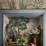 Обои ручная роспись Hill Country Scenic Special Colourway on scenic paper варинант исполнения - 2 | Loft Concept в Екатеринбурге