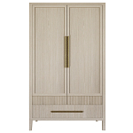 Шкаф платяной Primo с выдвижными ящиками шпон Черный дуб варинант исполнения - 1 | Loft Concept в Екатеринбурге