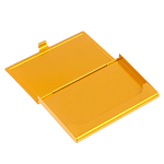 Визитница карманная металлическая с гравюрой Герба России в подарочной коробке Gold Metal Business Card Holders  варинант исполнения - 2 | Loft Concept в Екатеринбурге