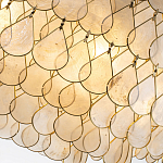 Люстра многоярусная с декором из натуральной морской ракушки Iridescent Light варинант исполнения - 5 | Loft Concept в Екатеринбурге