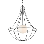 Подвесной светильник из тонких прутьев в форме колокола Forged Thin Rods варинант исполнения - 3 | Loft Concept в Екатеринбурге