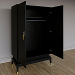 Платяной шкаф Elsa Dreams Black с 2-мя фасадами варинант исполнения - 1 | Loft Concept в Екатеринбурге