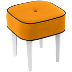 Квадратный мягкий пуф на белых ножках Winton Pouf Square варинант исполнения - 23 | Loft Concept в Екатеринбурге