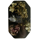 Шкатулка из эпоксидной смолы с цветами черная Epoxy Resin Box Black варинант исполнения - 1 | Loft Concept в Екатеринбурге