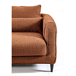 Диван в гостиную Portree Sofa Терракотовый букле варинант исполнения - 5 | Loft Concept в Екатеринбурге