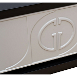 Тумбочка прикроватная с ящиком черно-серого цвета Noble Nightstand варинант исполнения - 3 | Loft Concept в Екатеринбурге