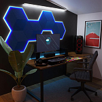 Гипсовая 3D панель с принтографией PM-52 варинант исполнения - 1 | Loft Concept в Екатеринбурге