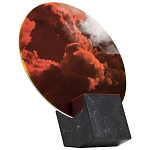 Настольное дизайнерское зеркало Poltronova Vanitas Nero Marquina Mirror and Photo Holder варинант исполнения - 1 | Loft Concept в Екатеринбурге