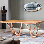 Обеденный стол прямоугольный с фигурными ножками G-table варинант исполнения - 2 | Loft Concept в Екатеринбурге