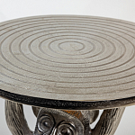 Столик с подстольем в виде обезьянки Bombay Nickel варинант исполнения - 3 | Loft Concept в Екатеринбурге