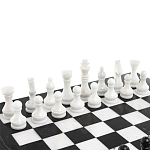 Шахматы классические с черной доской из натурального камня Мрамор Decorative Thematic Chess  варинант исполнения - 2 | Loft Concept в Екатеринбурге