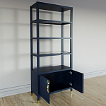 Стеллаж со стеклянными полками Elsa Dreams Blue варинант исполнения - 3 | Loft Concept в Екатеринбурге