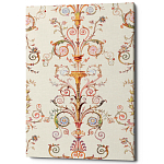 Постер на холсте с изображением ангела и растительных орнаментов Raffael Angel Poster варинант исполнения - 2 | Loft Concept в Екатеринбурге