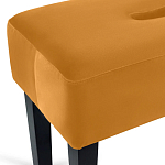 Мягкий  пуф на черных ножках Winton Pouf варинант исполнения - 14 | Loft Concept в Екатеринбурге