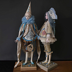 Авторская коллекционная интерьерная кукла Пьеро				 варинант исполнения - 2 | Loft Concept в Екатеринбурге