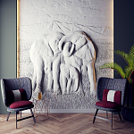 Барельеф ELEPHANTS варинант исполнения - 2 | Loft Concept в Екатеринбурге