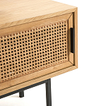 ТВ-тумба с плетеным декором Tate Wicker TV Stand варинант исполнения - 4 | Loft Concept в Екатеринбурге