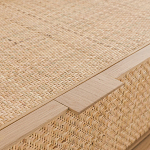 ТВ-тумба с плетеным декором Buckley Wicker TV Stand варинант исполнения - 5 | Loft Concept в Екатеринбурге