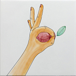 Плитка дизайнерская с рисунком Лимон варинант исполнения - 2 | Loft Concept в Екатеринбурге