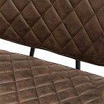 Стул с темно-коричневой обивкой из экокожи Benderson варинант исполнения - 8 | Loft Concept в Екатеринбурге