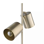 Настольная лампа золотистая на белом мраморном основании Streams of Light варинант исполнения - 4 | Loft Concept в Екатеринбурге