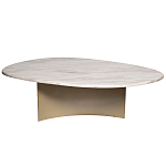 Стол журнальный овальный с контрастным основанием Subsequence варинант исполнения - 2 | Loft Concept в Екатеринбурге