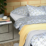 Постельное белье из сатина с рисунком 200х220 см Aurora Allure Sprout варинант исполнения - 4 | Loft Concept в Екатеринбурге