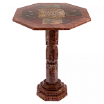 Кофейный стол из натуральных камней Лемезит и Яшма Natural Stone Tables варинант исполнения - 9 | Loft Concept в Екатеринбурге