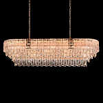 Люстра овальная с каскадом из прозрачного хрусталя Constant Sparks варинант исполнения - 1 | Loft Concept в Екатеринбурге