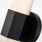 Бра для ванных комнат вертикальное с длинным белым матовым плафоном в форме шестиугольника на круглом основании Hinkley варинант исполнения - 2 | Loft Concept в Екатеринбурге