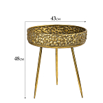 Столик дизайнерский Coth of gold варинант исполнения - 8 | Loft Concept в Екатеринбурге