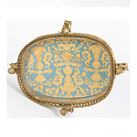 Чаша с орнаментом на ножках в виде бронзовых ангелов Eden Garden варинант исполнения - 4 | Loft Concept в Екатеринбурге