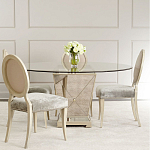 Стол обеденный круглый на зеркальном основании Spectacular Table варинант исполнения - 1 | Loft Concept в Екатеринбурге