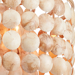 Люстра с каскадом из круглых декоративных элементов Texture Discs варинант исполнения - 1 | Loft Concept в Екатеринбурге