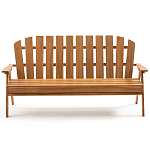 Садовая скамья из массива акации Ruth Wooden Bench варинант исполнения - 1 | Loft Concept в Екатеринбурге