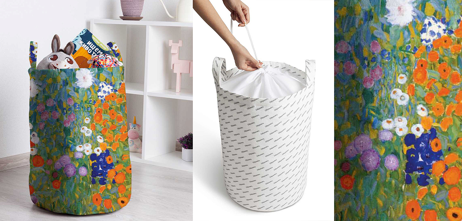 Корзина Flowers Impressionism Basket Корзина Flowers Impressionism Basket - Loft-Concept в Екатеринбурге