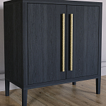 Современный Буфет Primo с 2 дверцами Черный дуб варинант исполнения - 3 | Loft Concept в Екатеринбурге