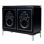 Черный комод в стиле арт-деко Luciano варинант исполнения - 2 | Loft Concept в Екатеринбурге