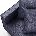 Мебельная ткань Шенилл синий цвет 138 см T4-33 варинант исполнения - 2 | Loft Concept в Екатеринбурге