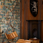 Обои ручная роспись Braganza Standard colourway on dyed paper варинант исполнения - 2 | Loft Concept в Екатеринбурге