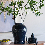 Ваза с крышкой однотонная Высота 48 см Chinoiserie Ceramics варинант исполнения - 2 | Loft Concept в Екатеринбурге