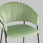 Стул в велюре фисташкового цвета Horizon варинант исполнения - 6 | Loft Concept в Екатеринбурге