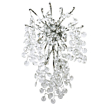 Бра с хрустальными подвесками на металлических ветках Fairytree Light Silver Wall Lamp варинант исполнения - 1 | Loft Concept в Екатеринбурге