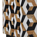 Настольная лампа с фигурным узором и трапециевидным абажуром Сonundrum варинант исполнения - 1 | Loft Concept в Екатеринбурге