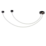 Подвесной светильник с двойными световыми дугами  Luke Lampco Tracer Lamp варинант исполнения - 1 | Loft Concept в Екатеринбурге