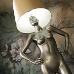 Лампа MANNEQUIN LAMP с абажуром руки на талии варинант исполнения - 9 | Loft Concept в Екатеринбурге