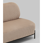 Диван Стоун велюр рельефный бежевый варинант исполнения - 3 | Loft Concept в Екатеринбурге