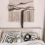 Панно Современный Гобелен ручная работа Туманное Утро варинант исполнения - 4 | Loft Concept в Екатеринбурге