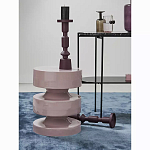 Подсвечник фигурный сливовый Bright Accent 35 см варинант исполнения - 3 | Loft Concept в Екатеринбурге