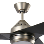 Люстра с вентилятором с черными лопастями Kichler варинант исполнения - 2 | Loft Concept в Екатеринбурге